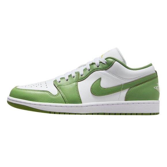 Air Jordan 1 Low SE Men's Sneaker Brand New, HF4823 100, Chlorophyll - Picture 9 of 11